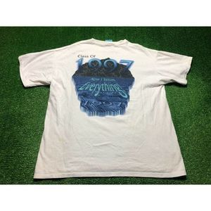 Vintage Class Of 1997 Now I Know Everything Men's Graphic Tee XL White USA
